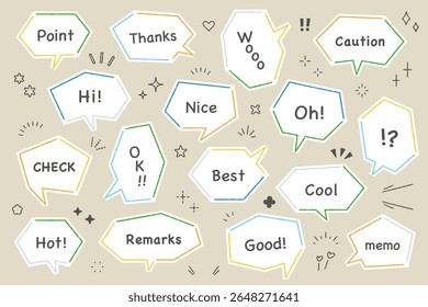 Um conjunto de materiais vetoriais de rabiscar desenhados à mão, incluindo bolhas de fala, corações, estrelas, brilho, etc. Perfeito para quadrinhos, materiais de apresentação, postagens SNS, scrapbooks, produção de design, etc.