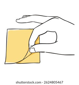 A set of hand-drawn sticky note vector illustrations,perfect for casual designs like notebooks,blog graphics,social media posts,or learning materials.