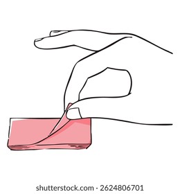 A set of hand-drawn sticky note vector illustrations,perfect for casual designs like notebooks,blog graphics,social media posts,or learning materials.