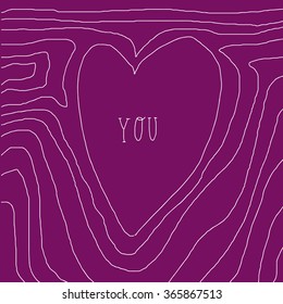 Set of hand-drawn valentines postcard print with hearts lettering letters red. Design elements. Doodle hand drawn style illustration for greeting card, t-shirts and bags print, scrapbooking