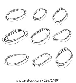 Set of hand-drawn vector elements 