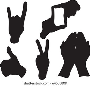 set of hands