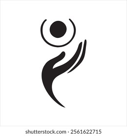 Set of hands, different hands icons. Vector eps illustration on a white background