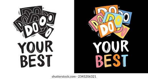 Set with Handwritten lettering quotes. Hand drawn unique typography design element for greeting cards, decoration, prints and posters.