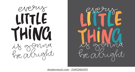 Set with Handwritten lettering quotes. Hand drawn unique typography design element for greeting cards, decoration, prints and posters.