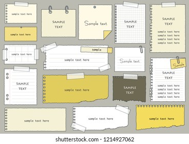 手書き メモ のイラスト素材 画像 ベクター画像 Shutterstock