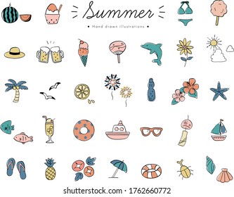 夏 イラスト 手書き のイラスト素材 画像 ベクター画像 Shutterstock