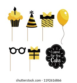 set happy birthday decoration party