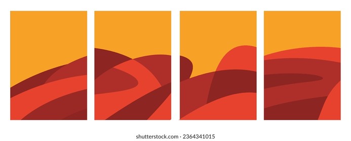 Set of happy diwali abstract background. Fluid wave trendy design. Wavy diwali festival background