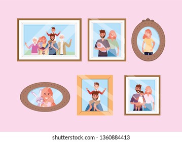 set happy family pictures memories