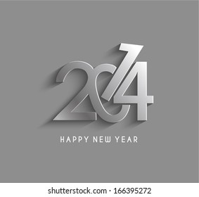  Set of Happy New Year 2014 Text Design 