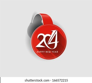  Set of Happy New Year 2014 Label Design 