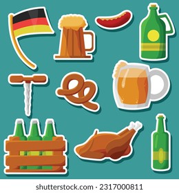 Set of Happy Oktoberfest Sticker