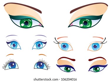 The set has five pair of eyes, you can take anything