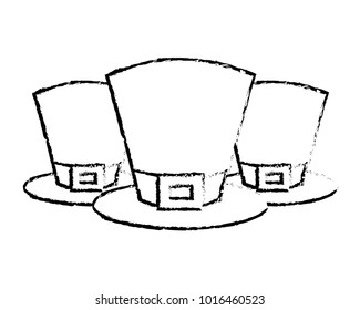 set of hat of leprechaun accessory