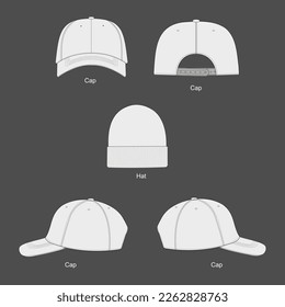 Set hats  Plain