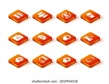 Set Head hunting concept, Financial calendar, Share file, CO2 emissions cloud, with heartbeat and silhouette icon. Vector