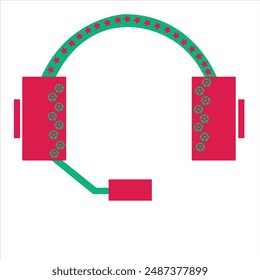 set of headphones, audio equipment, wired and wireless earphones for music listening. headphone icon symbol flat style. online user consultation. earphones vector art illustration. best earphone icon