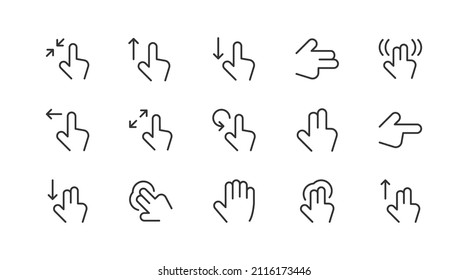 Set of healthcare  line icons. Premium pack of signs in trendy style. Pixel perfect objects for UI, apps and web. 