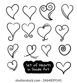 Set of heart shapes template design in simple luxurious concept for video, banner, advertising, or social media post design