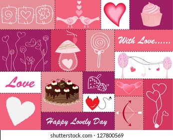 Set of Hearts and Love Icons