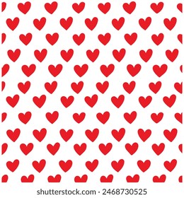 Set of hearts love on a white background. Vector illustration in flat style.