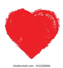 Satz Herz . Eine Linie Formen für Ihr Design.  Valentinstag Schilder. Vektorgrafik.