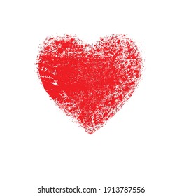 Set of Hearts . One line Shapes for your design.  Valentine's Day signs. Vector illustration.