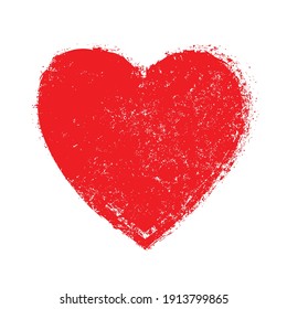 Set of Hearts . One line Shapes for your design.  Valentine's Day signs. Vector illustration.