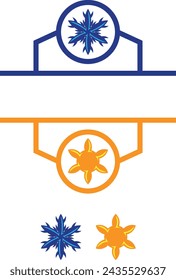 a set of heating and cooling icons