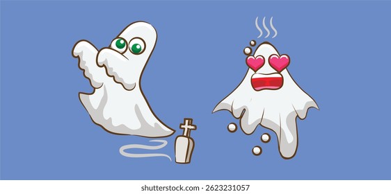 Set Helloweem Icons Charakter, Witch, Pempkin and Ghost
