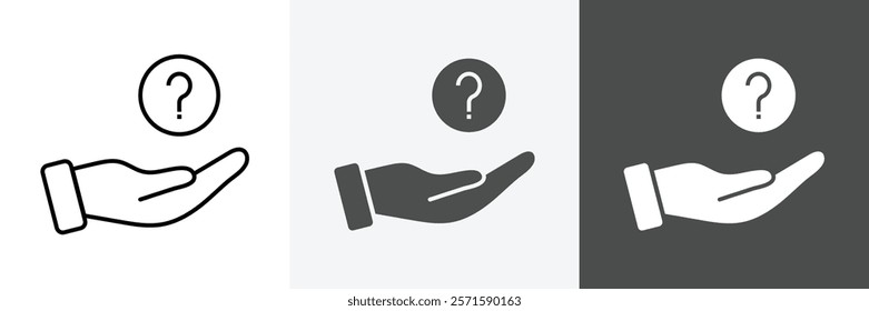 Set of Help icons set vector art