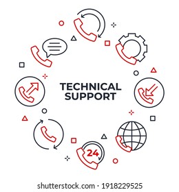 Set of Help and support icon. Online Help icon. Support service pack symbol template for graphic and web design collection logo vector illustration