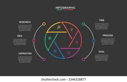 set hexagon color Infographic stack chart design with icons and options or steps. Infographics for business concept. Can be used for presentations banner, workflow layout, process diagram, flow chart 