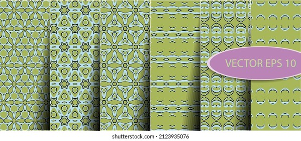 
set of hexagon ornament. beautiful geometric pattern. vector illustration. for design wallpaper, web page, banner, flyer.vector eps 10.