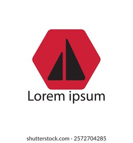 
Set of hexagonal road signs in black, yellow, red, green, and blue. Vector icons on white background.