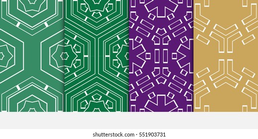 set of hexagons on a color background. vector. geometric pattern. for design wallpaper, web page, banner, flyer.