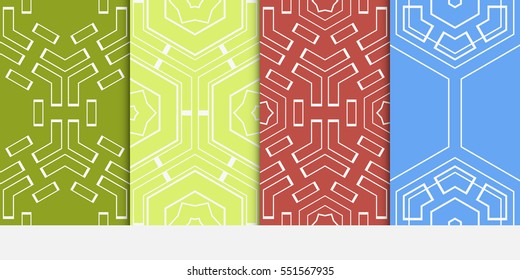set of hexagons. seamless vector illustration. for design wallpaper, web page, banner, flyer.