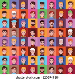 Set of high quality avatar icons