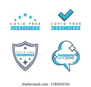 Conjunto de zonas seguras libres de copos de alta calidad