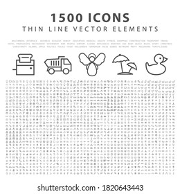 Set of High Quality Universal Icons on With Background . Isolated Vector Elements
