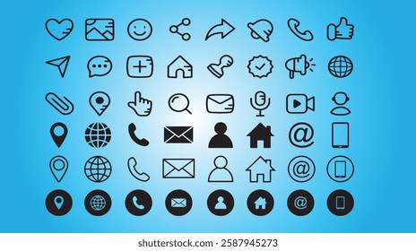 A set of high-quality vector icons, perfect for web, mobile apps, UIUX design, presentations, and branding. Fully editable EPS format with scalable elements for seamless customization.