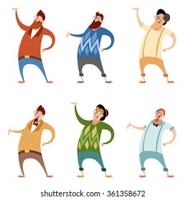 Set of hipsters1