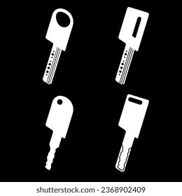 Conjunto de teclas de método abreviado. Ilustración vectorial
