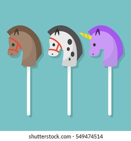 Hobby Horse Vector Art & Graphics