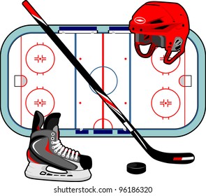 Set of Hockey Equipment