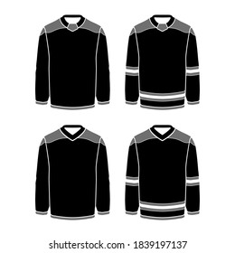 Ice hockey jerseys set of 12 Stock Vector by ©mangulica 67166301
