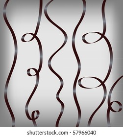 Set of holiday ribbons. Vector illustration