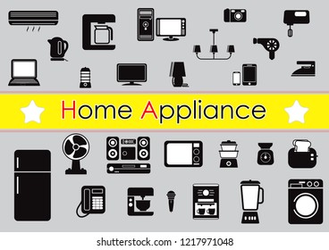 set of home appliance 