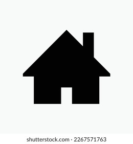 Set home house icon Vector Illustration. black icon design vector template social media vector icon flat design for website, symbol, logo, icon, sign, app, UI.